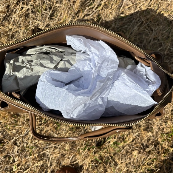 🎉NWT🎉 Anthropologie Brown Shoulder Bag - Picture 7 of 7